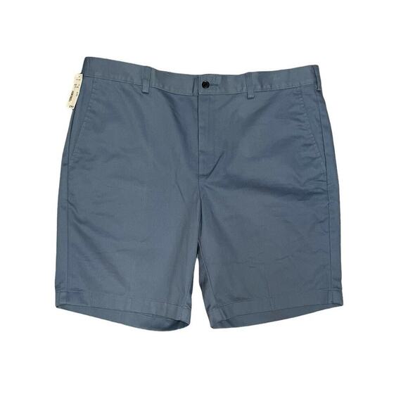 Jos A Bank NEW Mens Traveler's Tailored Fit Flat Front Blue Shorts Sz 38 - Picture 1 of 7